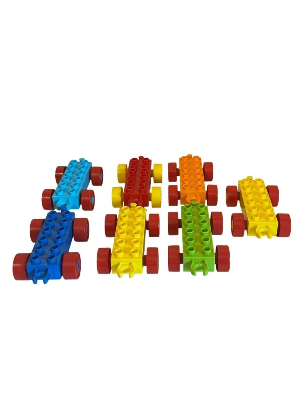LEGO Duplo Car Base Lot 7 Pieces Parts Replacement Pretend Play Building Toys